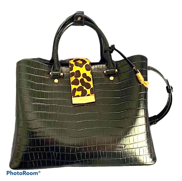 Dune London Handbags - ❤️SOLD❤️ DUNE LONDON black leather crossbody tote